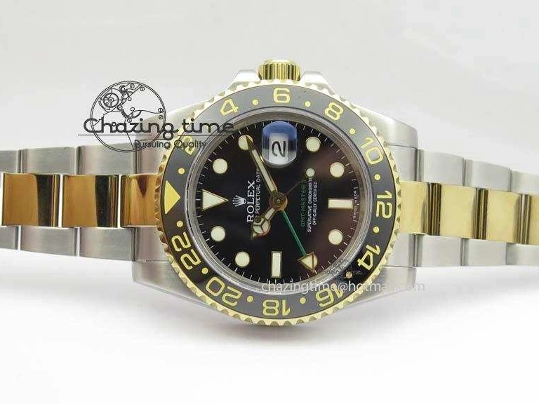 MiroTime 0217 GMT-Master II 116713LN SS YG Bp-Maker Black Dial Ceramic Bezel On SS YG Bracelet A Refined 3772